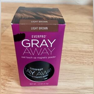 Everpro Gray Away Root Touch-up Magnetic Powder Hair Color LIGHT BROWN